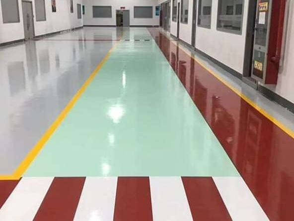 Flooring works