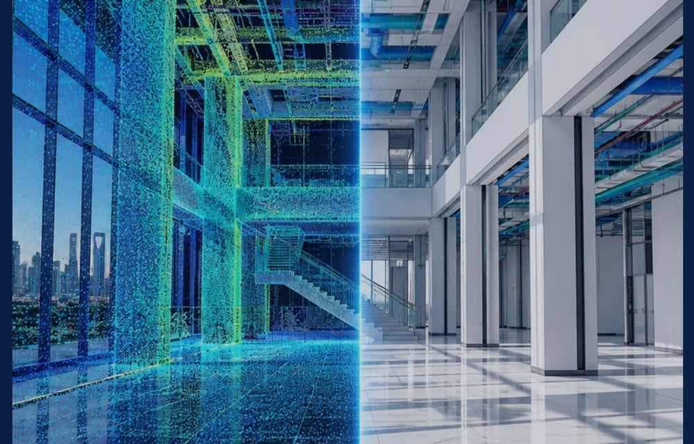 Laser scanning at scan-to-BIM